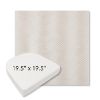 Picture of Clock Out Cloud | 19.5" x 19.5" Boxed Contoured Rounded Back Wicker Chair Cushion - Sunbrella© Fabric