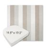 Picture of Direction Linen | 19.5" x 19.5" Boxed Contoured Rounded Back Wicker Chair Cushion - Sunbrella© Fabric