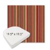 Picture of Dorsett Cherry | 19.5" x 19.5" Boxed Contoured Rounded Back Wicker Chair Cushion - Sunbrella© Fabric