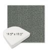 Picture of Dumont Spa | 19.5" x 19.5" Boxed Contoured Rounded Back Wicker Chair Cushion - Sunbrella© Fabric