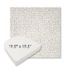 Picture of Dumont Stucco | 19.5" x 19.5" Boxed Contoured Rounded Back Wicker Chair Cushion - Sunbrella© Fabric