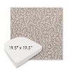Picture of Eberly Linen | 19.5" x 19.5" Boxed Contoured Rounded Back Wicker Chair Cushion - Sunbrella© Fabric