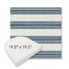 Picture of Excel Denim | 19.5" x 19.5" Boxed Contoured Rounded Back Wicker Chair Cushion - Sunbrella© Fabric