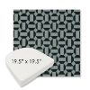 Picture of Hoopla Plume | 19.5" x 19.5" Boxed Contoured Rounded Back Wicker Chair Cushion - Sunbrella© Fabric