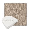 Picture of Improve Dune | 19.5" x 19.5" Boxed Contoured Rounded Back Wicker Chair Cushion - Sunbrella© Fabric