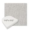 Picture of Improve Stucco | 19.5" x 19.5" Boxed Contoured Rounded Back Wicker Chair Cushion - Sunbrella© Fabric