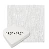 Picture of Improve White | 19.5" x 19.5" Boxed Contoured Rounded Back Wicker Chair Cushion - Sunbrella© Fabric