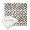 Picture of Inga Merino | 19.5" x 19.5" Boxed Contoured Rounded Back Wicker Chair Cushion - Sunbrella© Fabric