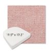 Picture of Kismet Coral | 19.5" x 19.5" Boxed Contoured Rounded Back Wicker Chair Cushion - Sunbrella© Fabric