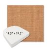 Picture of Kudos Earth | 19.5" x 19.5" Boxed Contoured Rounded Back Wicker Chair Cushion - Sunbrella© Fabric