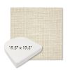 Picture of Kudos Mortar | 19.5" x 19.5" Boxed Contoured Rounded Back Wicker Chair Cushion - Sunbrella© Fabric