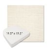 Picture of Kudos Vellum | 19.5" x 19.5" Boxed Contoured Rounded Back Wicker Chair Cushion - Sunbrella© Fabric