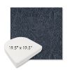 Picture of Leaf Structure Indigo | 19.5" x 19.5" Boxed Contoured Rounded Back Wicker Chair Cushion - Sunbrella© Fabric