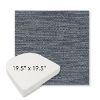Picture of Litchfield Denim | 19.5" x 19.5" Boxed Contoured Rounded Back Wicker Chair Cushion - Sunbrella© Fabric