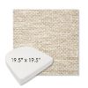 Picture of Litchfield Sand | 19.5" x 19.5" Boxed Contoured Rounded Back Wicker Chair Cushion - Sunbrella© Fabric