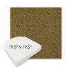 Picture of Lotus Maize | 19.5" x 19.5" Boxed Contoured Rounded Back Wicker Chair Cushion - Sunbrella© Fabric