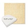 Picture of Margo Parchment | 19.5" x 19.5" Boxed Contoured Rounded Back Wicker Chair Cushion - Sunbrella© Fabric