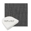 Picture of Metamorphic Slate | 19.5" x 19.5" Boxed Contoured Rounded Back Wicker Chair Cushion - Sunbrella© Fabric