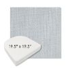 Picture of Nova Chambray | 19.5" x 19.5" Boxed Contoured Rounded Back Wicker Chair Cushion - Sunbrella© Fabric