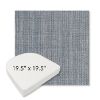 Picture of Nova Denim | 19.5" x 19.5" Boxed Contoured Rounded Back Wicker Chair Cushion - Sunbrella© Fabric