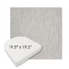Picture of Pashmina Fog | 19.5" x 19.5" Boxed Contoured Rounded Back Wicker Chair Cushion - Sunbrella© Fabric