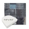 Picture of Pop Patch | 19.5" x 19.5" Boxed Contoured Rounded Back Wicker Chair Cushion - Sunbrella© Fabric