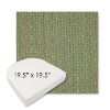 Picture of Posh Shamrock | 19.5" x 19.5" Boxed Contoured Rounded Back Wicker Chair Cushion - Sunbrella© Fabric