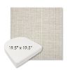 Picture of Proven Dove | 19.5" x 19.5" Boxed Contoured Rounded Back Wicker Chair Cushion - Sunbrella© Fabric