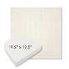 Picture of Proven Ivory | 19.5" x 19.5" Boxed Contoured Rounded Back Wicker Chair Cushion - Sunbrella© Fabric