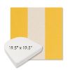Picture of Rothko Lemonade | 19.5" x 19.5" Boxed Contoured Rounded Back Wicker Chair Cushion - Sunbrella© Fabric