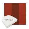 Picture of Rothko Whiskey Ginger | 19.5" x 19.5" Boxed Contoured Rounded Back Wicker Chair Cushion - Sunbrella© Fabric