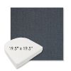Picture of Switch Denim | 19.5" x 19.5" Boxed Contoured Rounded Back Wicker Chair Cushion - Sunbrella© Fabric