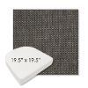 Picture of Tailored Smoke | 19.5" x 19.5" Boxed Contoured Rounded Back Wicker Chair Cushion - Sunbrella© Fabric