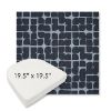 Picture of Toggle Blueprint | 19.5" x 19.5" Boxed Contoured Rounded Back Wicker Chair Cushion - Sunbrella© Fabric