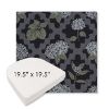 Picture of Trellis Morning Glory | 19.5" x 19.5" Boxed Contoured Rounded Back Wicker Chair Cushion - Sunbrella© Fabric