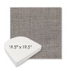 Picture of Willa Bark | 19.5" x 19.5" Boxed Contoured Rounded Back Wicker Chair Cushion - Sunbrella© Fabric