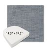 Picture of Willa Tidal | 19.5" x 19.5" Boxed Contoured Rounded Back Wicker Chair Cushion - Sunbrella© Fabric