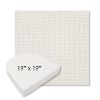 Picture of Bliss Linen | 19" x 19" Boxed Contoured Rounded Back Wicker Chair Cushion - Sunbrella© Fabric