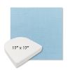 Picture of Canvas Air Blue | 19" x 19" Boxed Contoured Rounded Back Wicker Chair Cushion - Sunbrella© Fabric