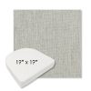 Picture of Canvas Granite | 19" x 19" Boxed Contoured Rounded Back Wicker Chair Cushion - Sunbrella© Fabric