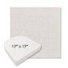 Picture of Cassava White | 19" x 19" Boxed Contoured Rounded Back Wicker Chair Cushion - Sunbrella© Fabric
