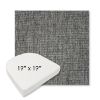 Picture of Crush Pewter | 19" x 19" Boxed Contoured Rounded Back Wicker Chair Cushion - Sunbrella© Fabric