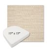 Picture of Embrace Linen | 19" x 19" Boxed Contoured Rounded Back Wicker Chair Cushion - Sunbrella© Fabric