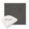 Picture of Kudos Carbon | 19" x 19" Boxed Contoured Rounded Back Wicker Chair Cushion - Sunbrella© Fabric