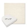 Picture of Kudos Vellum | 19" x 19" Boxed Contoured Rounded Back Wicker Chair Cushion - Sunbrella© Fabric