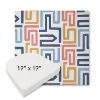 Picture of Labyrinth Fiesta | 19" x 19" Boxed Contoured Rounded Back Wicker Chair Cushion - Sunbrella© Fabric