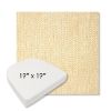 Picture of Margo Parchment | 19" x 19" Boxed Contoured Rounded Back Wicker Chair Cushion - Sunbrella© Fabric