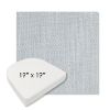 Picture of Nova Chambray | 19" x 19" Boxed Contoured Rounded Back Wicker Chair Cushion - Sunbrella© Fabric