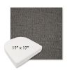 Picture of Piazza Graphite | 19" x 19" Boxed Contoured Rounded Back Wicker Chair Cushion - Sunbrella© Fabric
