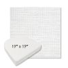 Picture of Piazza White | 19" x 19" Boxed Contoured Rounded Back Wicker Chair Cushion - Sunbrella© Fabric